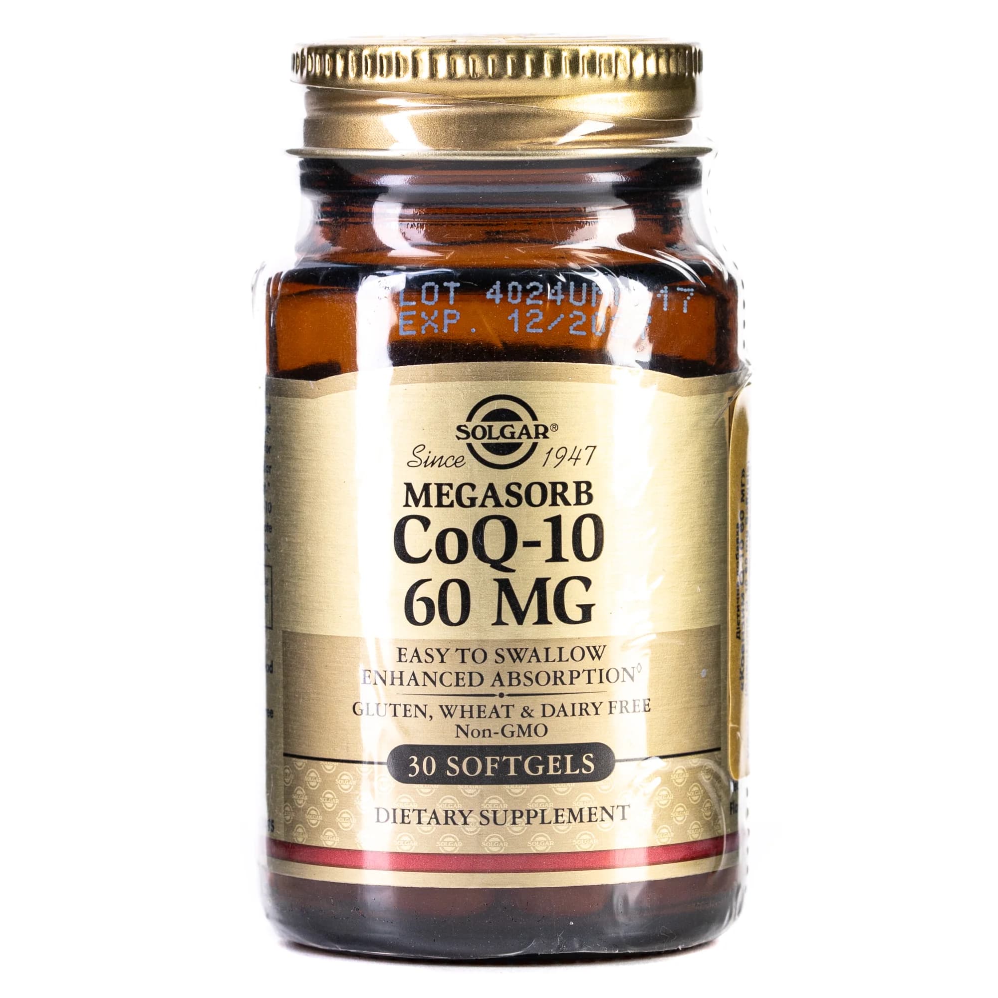 Солгар Коензим Q-10 капсули по 60 мг, 30 шт.