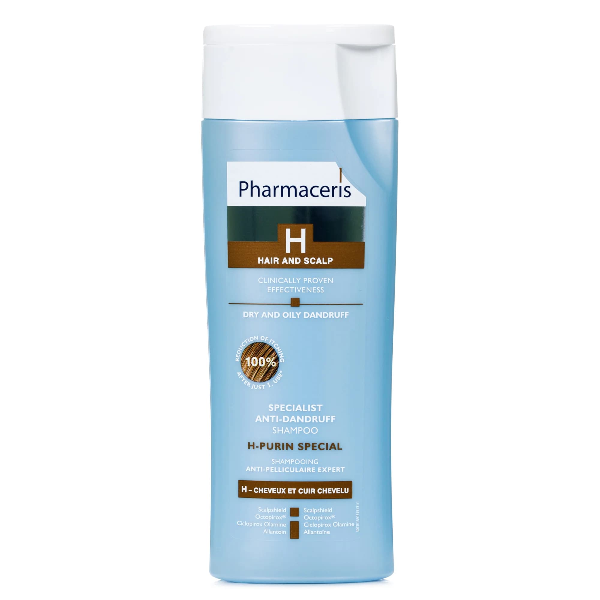 Шампунь від жирної лупи Pharmaceris (Фармацеріс) H-Purin Special для себорейної шкіри, 250 мл