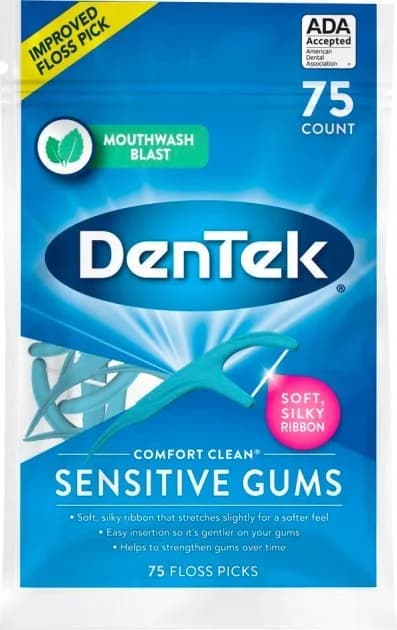 Флос-зубочистки DenTek (Дентек) Комфортне очищення, 75 шт.