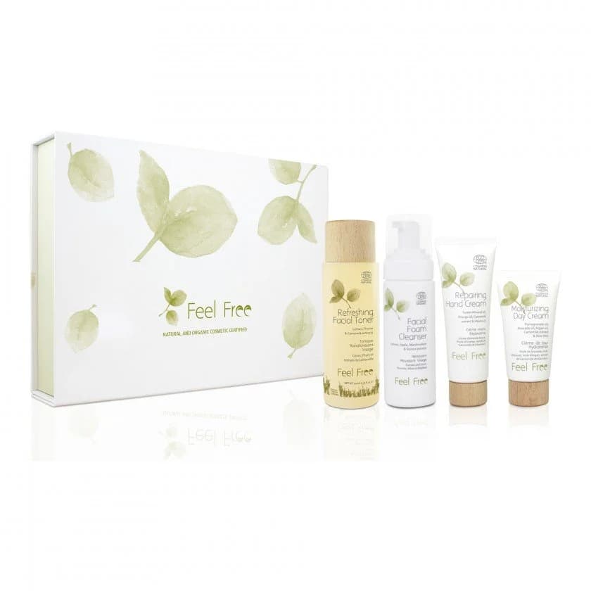 Набір базовий Feel free (Філфрі) тонер + пінка + крем для обличчя денний + крем для рук