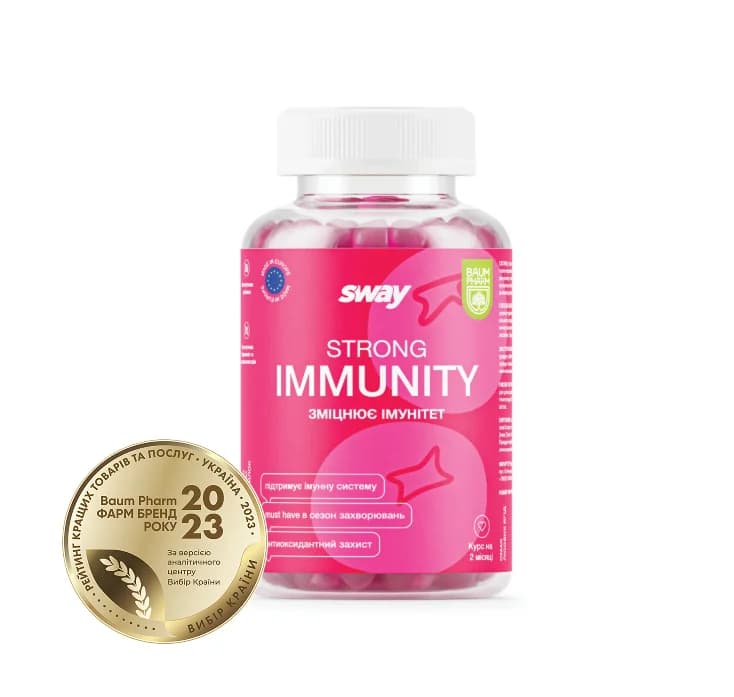 Sway (Свей) Сильний Імунітет (Strong Immunity) пастилки пектинові, 60 шт. - Баум Фарм