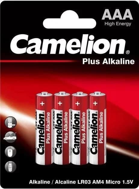 Батарейки Camelion (Камеліон) LR03-BP4 Plus Alkaline, 4 шт.