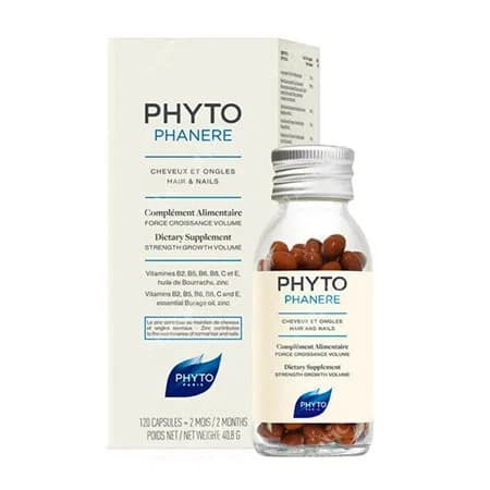 Вітаміни для волосся та нігтів Phyto Phytophanеre (Фіто Фітофанер) капсули, 120 шт.