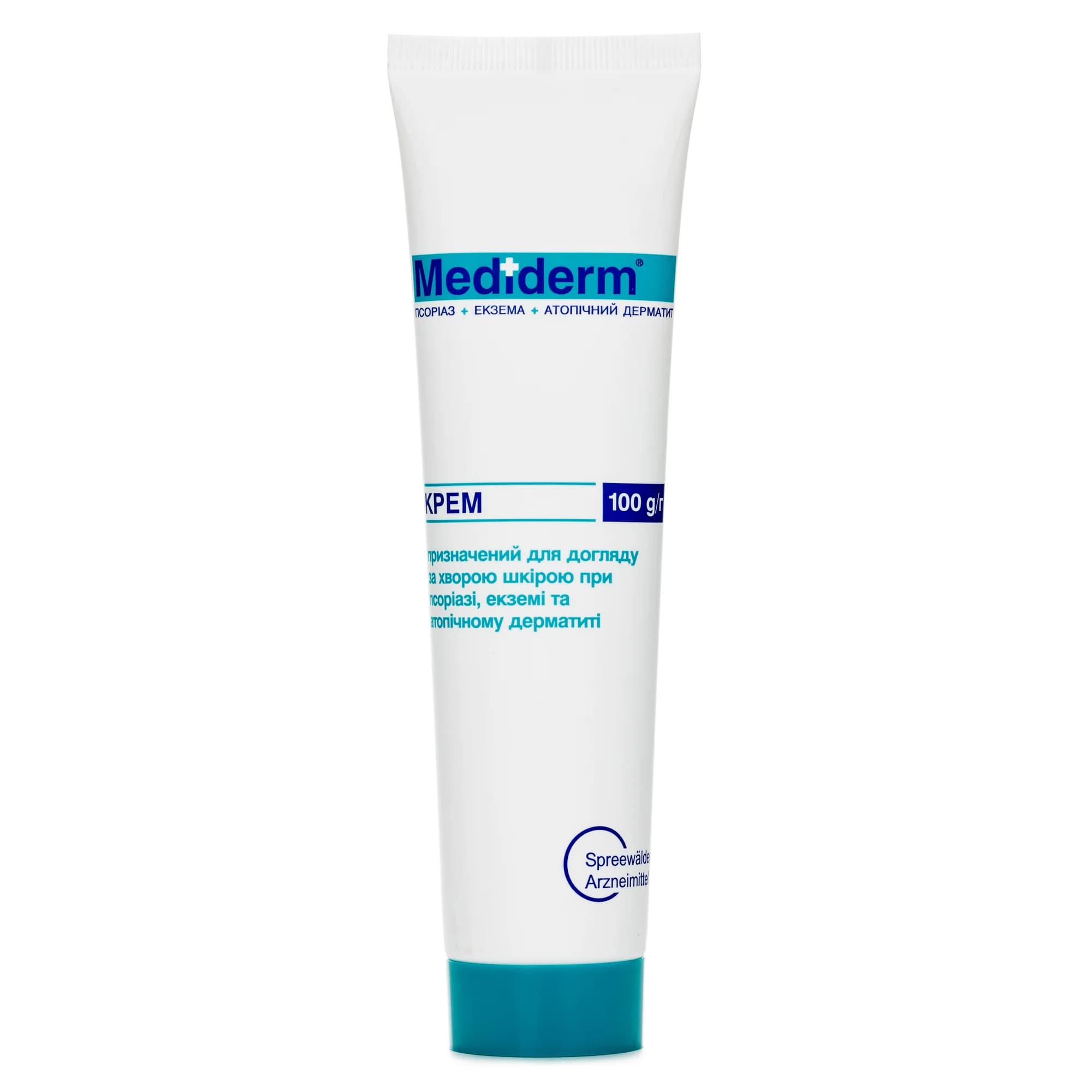 Mediderm (Медідерм) крем для шкіри пом’якшувальний при псоріазі, екземі та атопічному дерматиті, 100 г