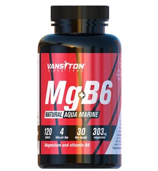 Vansiton (Вансітон) Магній+Вітамін В6 таблетки, 120 шт.
