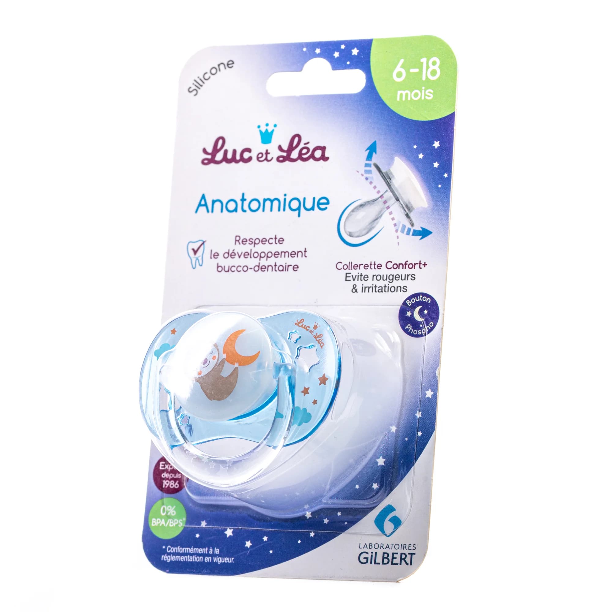 Пустушка силіконова Luc et Lea (Люкетлі) симерична з 6-18 місяців, 1 шт.