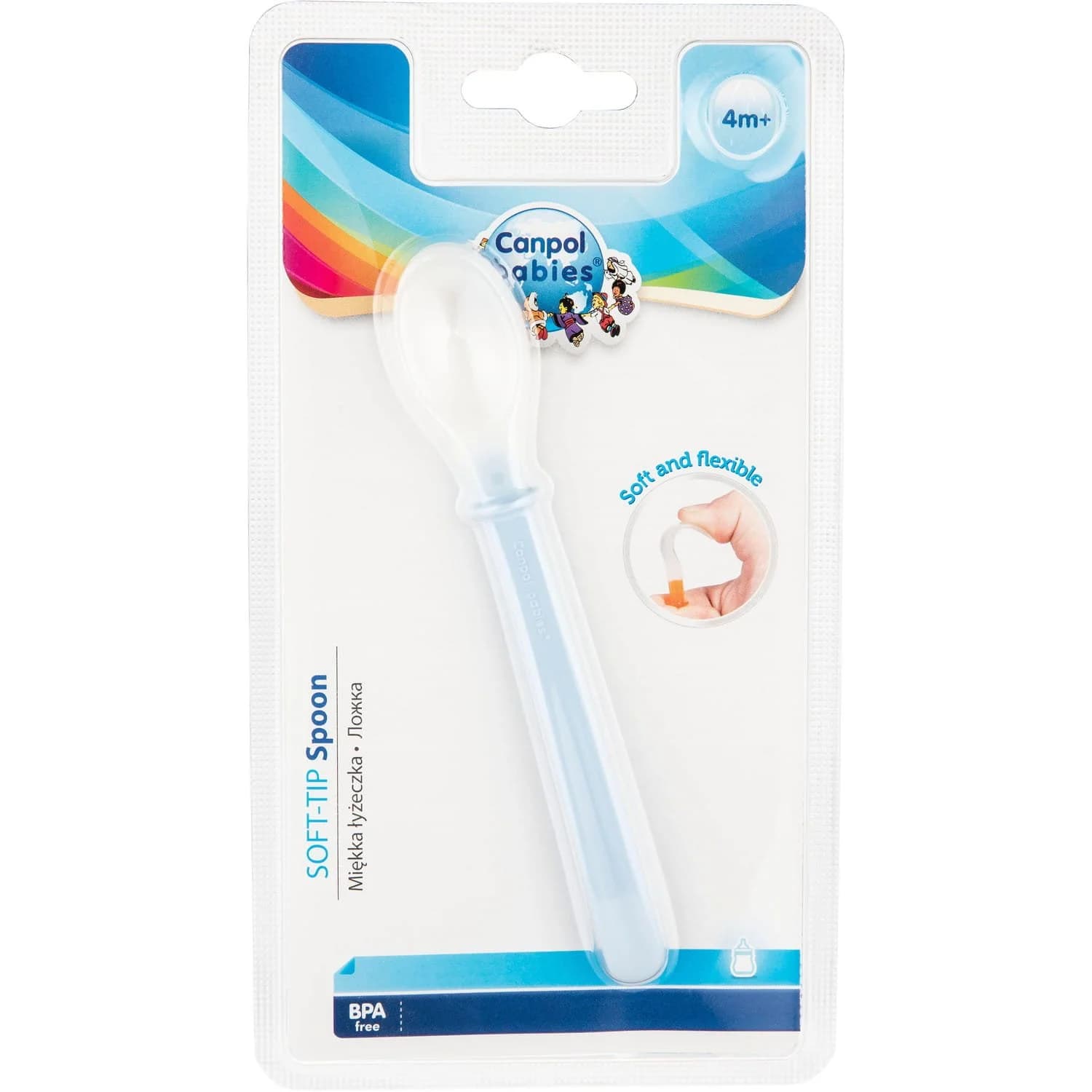 Ложка Канпол (Canpol) м’яка силіконова (арт. 21/488), 1 шт.