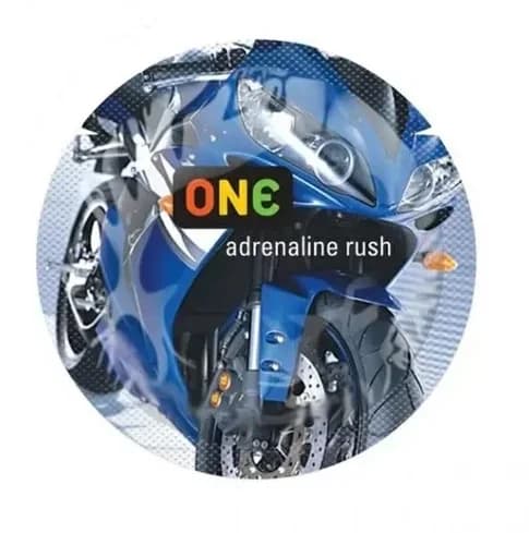 Презерватив ONE (Ван) Color Sensations, синій, 1 шт.