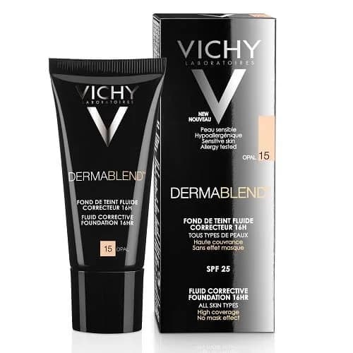 Флюїд для обличчя Vichy (Віши) Dermablend (Дермабленд) коригуючий тональний, тон 15, 30 мл
