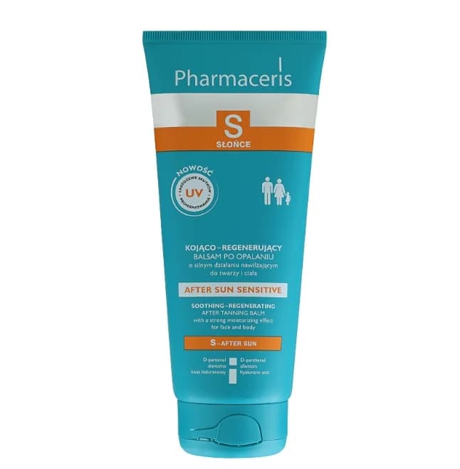 Бальзам для обличчя та тіла Pharmaceris (Фармацеріс) після засмаги заспокійливий і регенерувальний, 200 мл