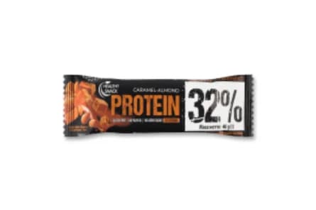 Батончик протеїновий Healthy Snack (Хелсі Снек) зі смаком карамель-мигдаль у молочній глазурі, 40 г