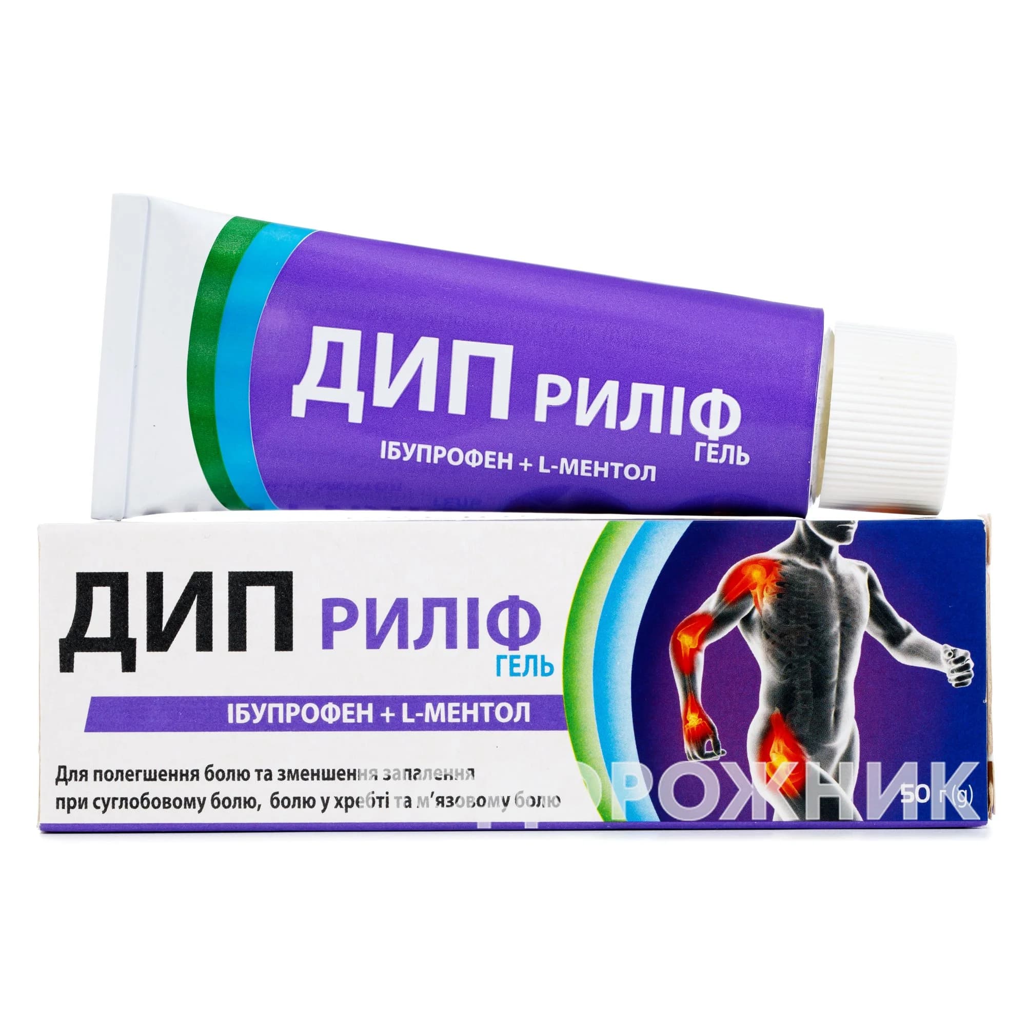 Дип Риліф гель 5% у тубі, 50 г