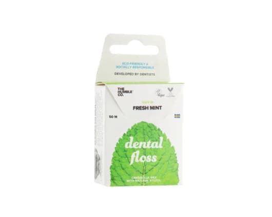 Зубна нитка The Humble (Зе Хамбл) зі смаком м’яти, 50 м