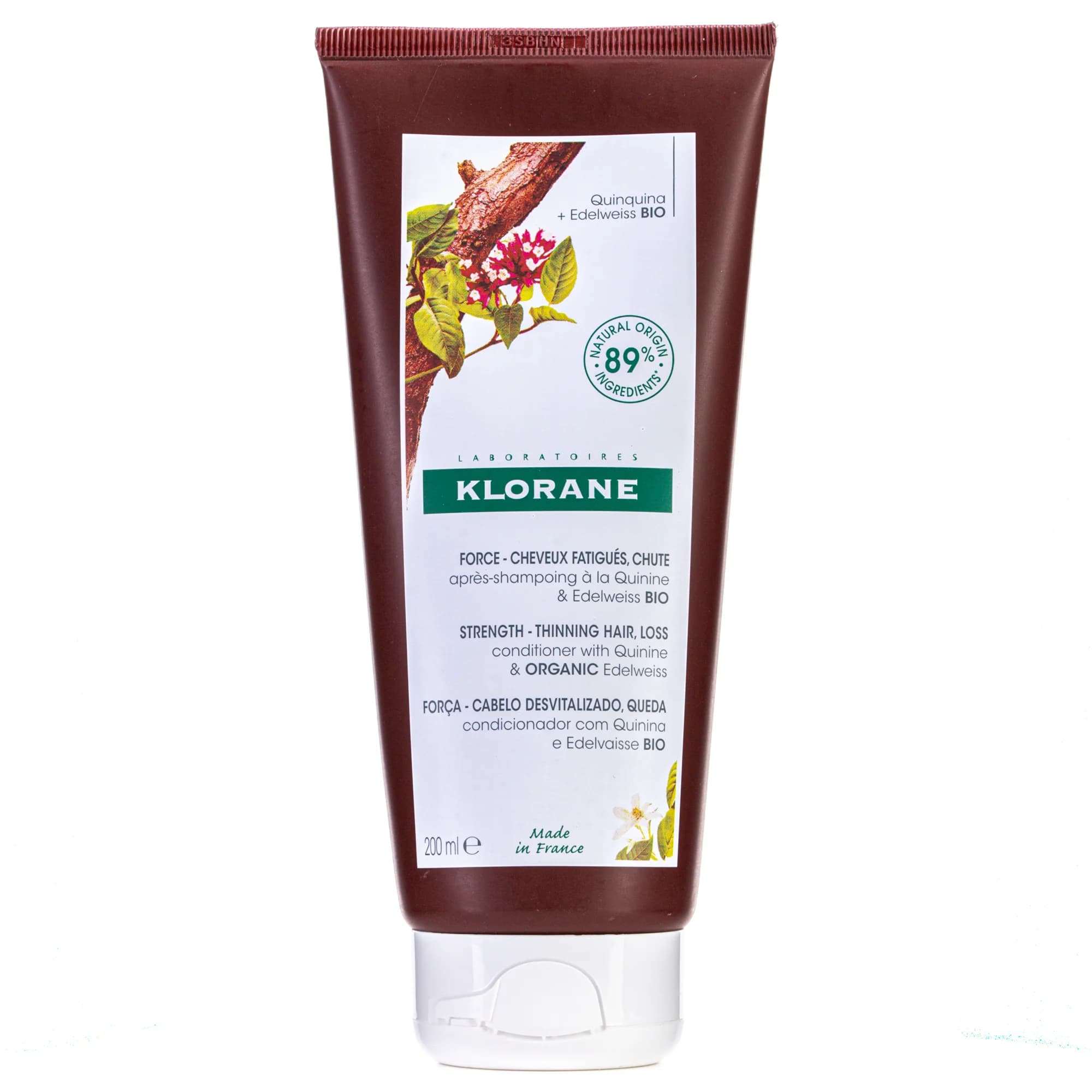 Бальзам-ополіскувач Клоран (Кlorane) Хінін та Едельвейс, 200 мл