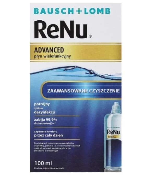 ReNu (Реню) Advanced розчин для лінз, з контейнером, 100 мл