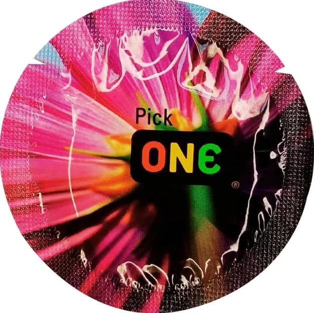 Презерватив ONE (Ван) Color Sensations, фіолетовий, 1 шт.