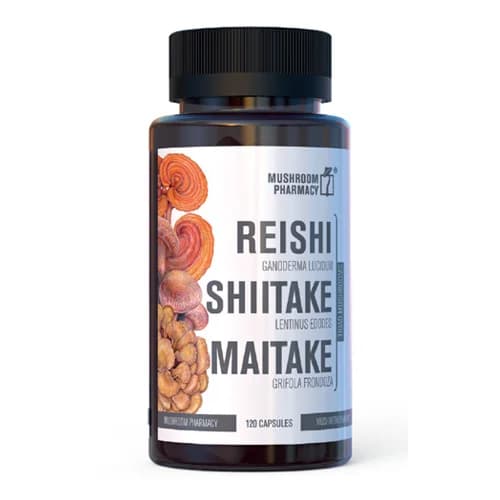 Гриб Рейші-Шиітаке-Майтаке капсули, 120 шт.