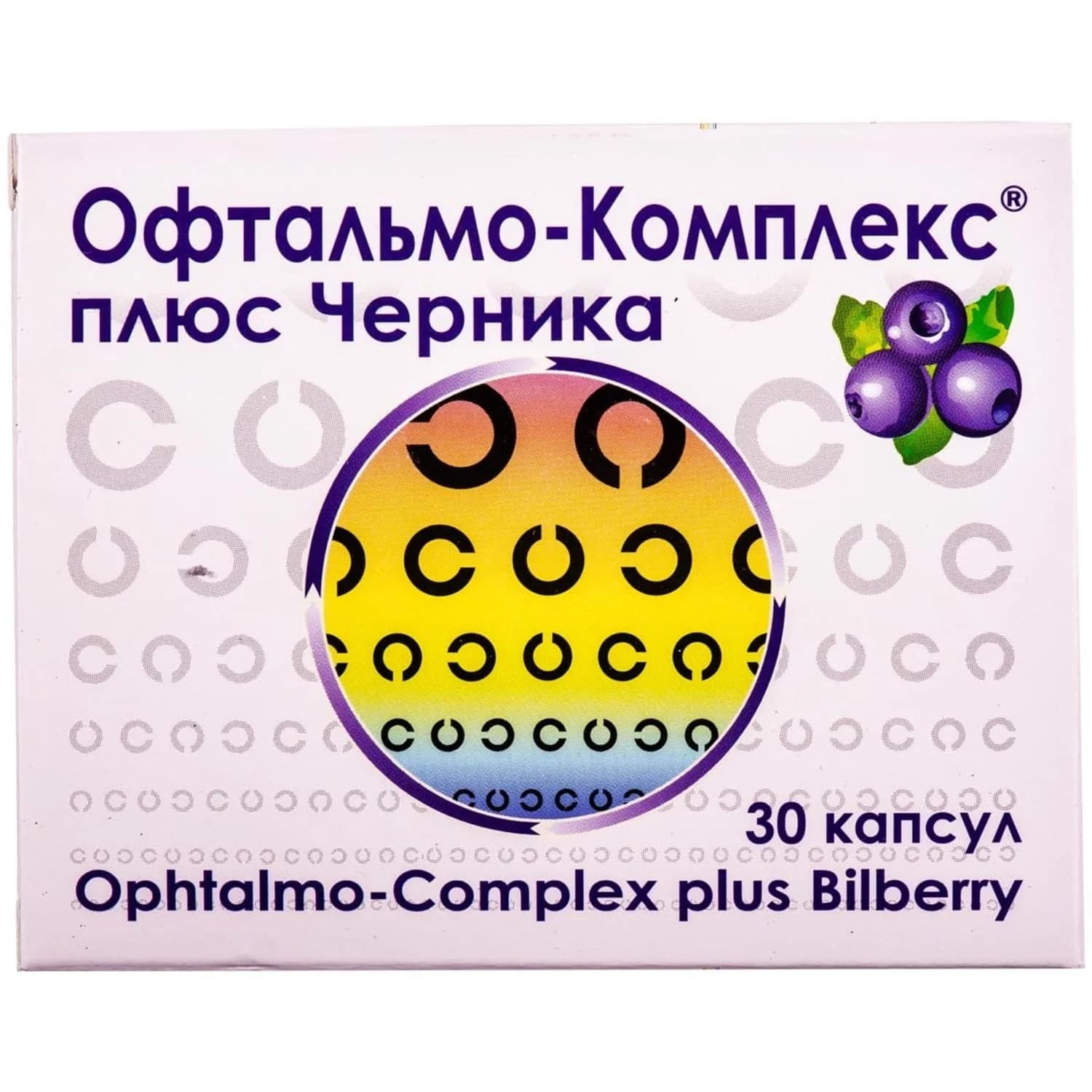 Офтальмо-комплекс плюс чорниця капсули, 30 шт.