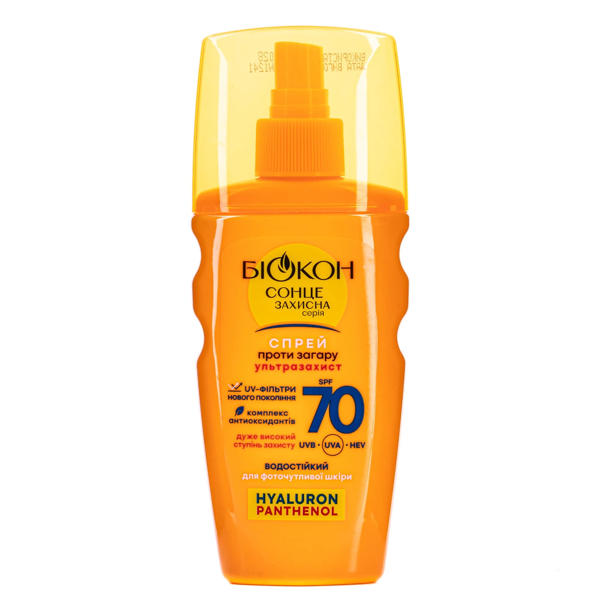 Біокон спрей проти засмаги SPF70, 160 мл