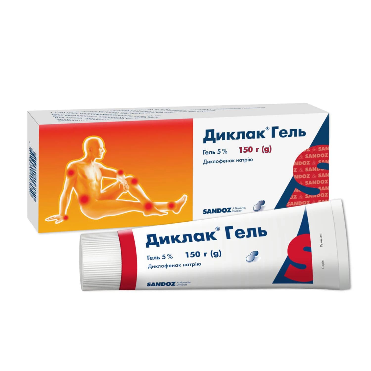 Диклак гель 5%, 150 г