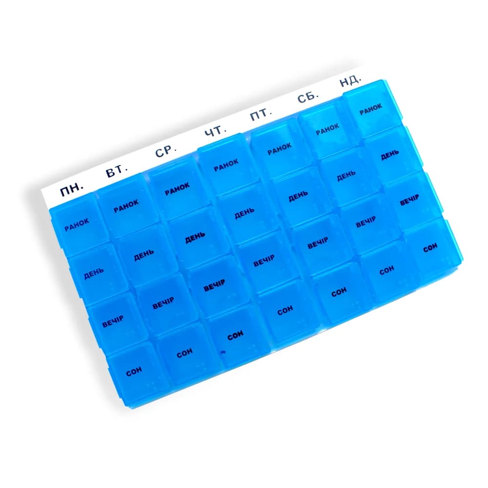Органайзер для таблеток Енджі (Enjee) РТ6039 на тиждень