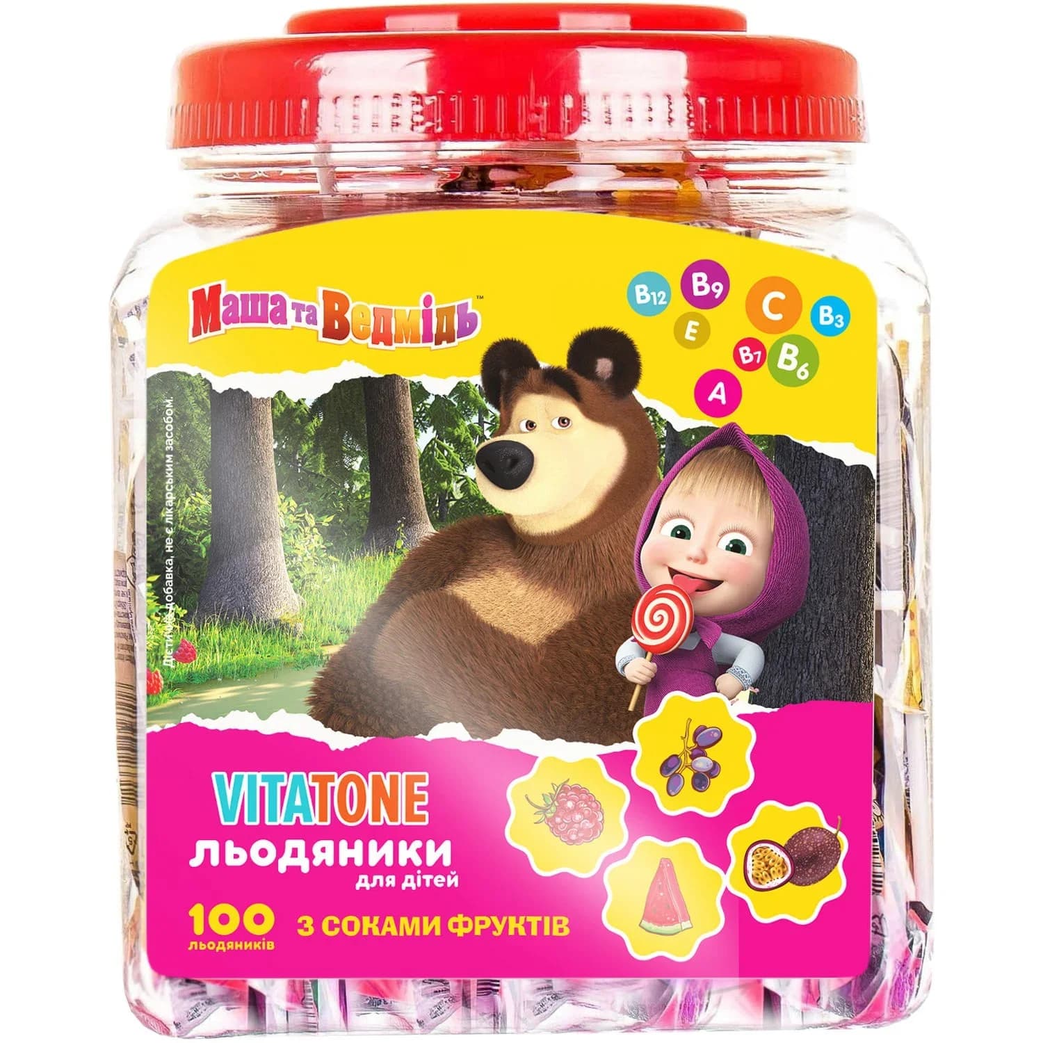 Vitatone (Вітатон) льодяники мультивітамін для дітей по 6 г, 100 шт.