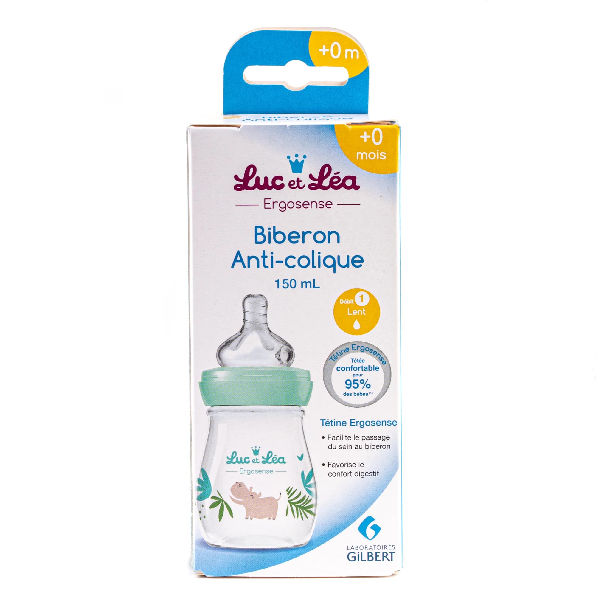 Пляшечка Luc et Lea (Люкетлі) Антиколік, пластикова, 150 мл