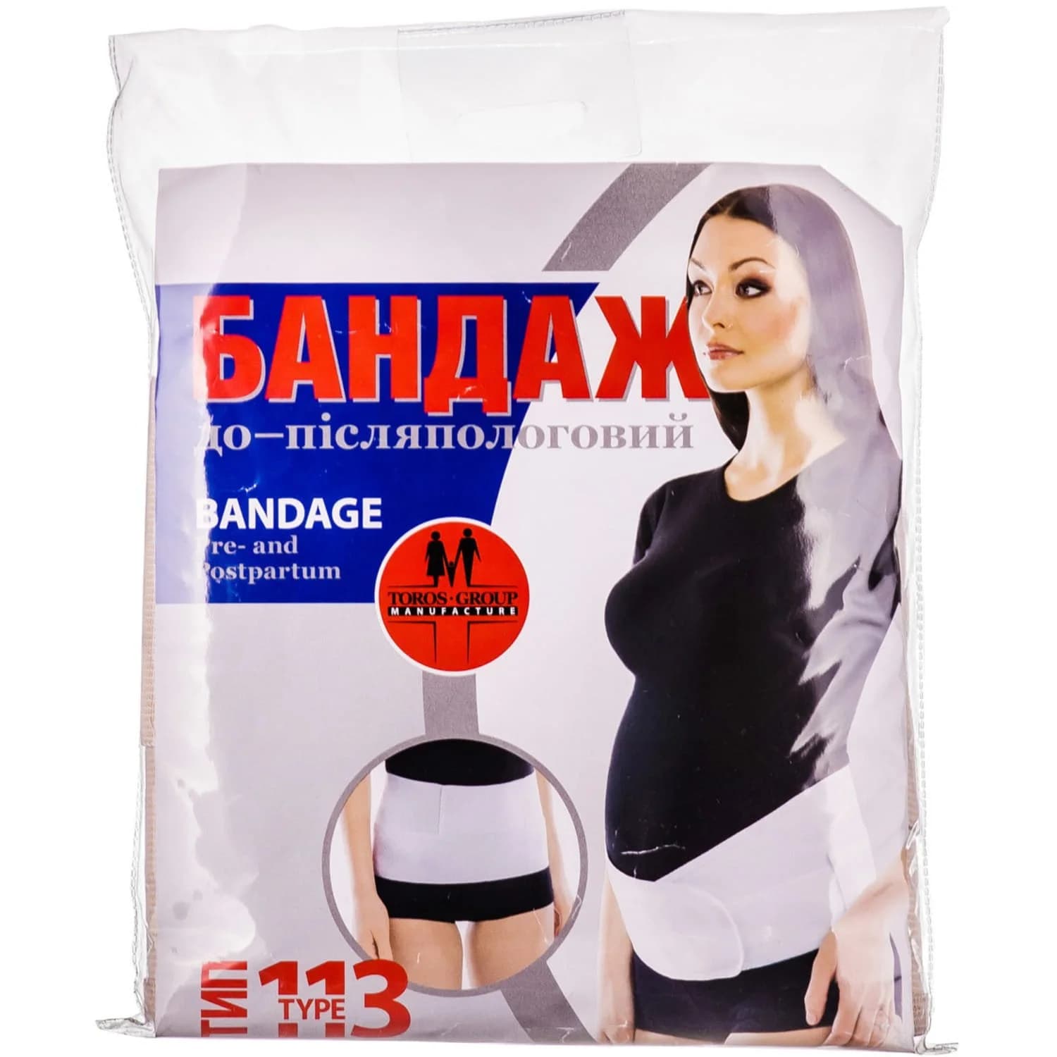 Бандаж до та післяпологовий Торос Груп 113 бежевий, розмір 1, 1 шт.