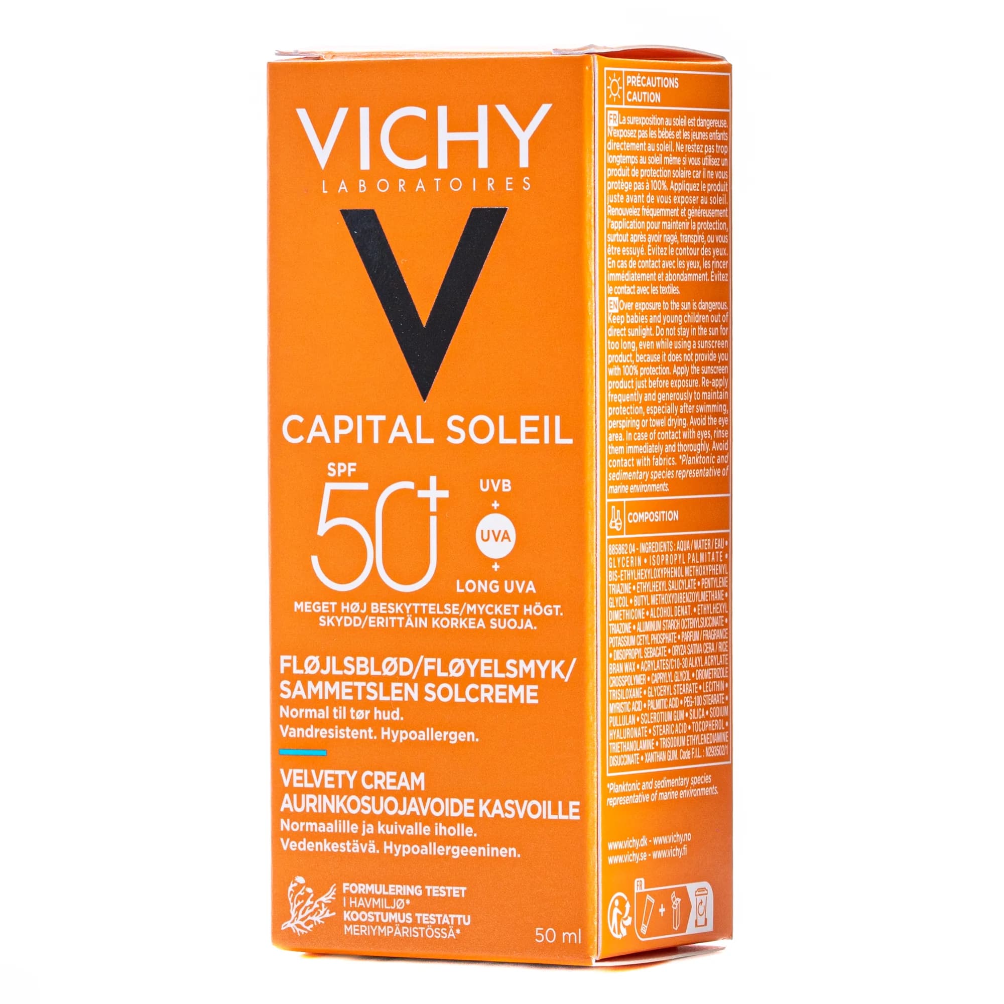 Крем для обличчя Vichy Capital Soleil (Віші Капітал Солей)  сонцезахисний потрійної дії SPF50+, 50 мл