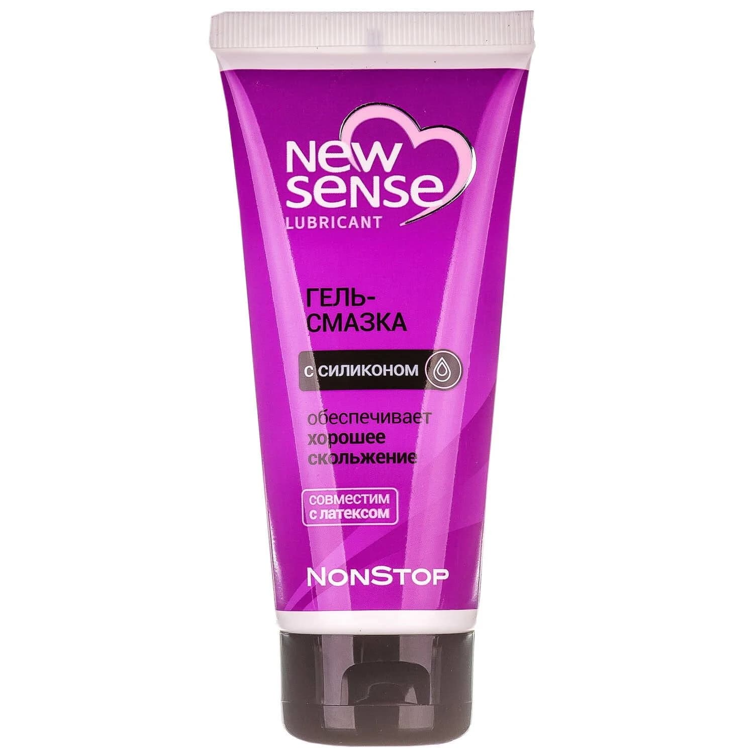 Інтимна гель-змазка NEW SENSE (Нью Сенс) із силіконом, 100 мл