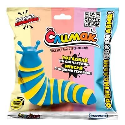 Іграшка-антистрес Слимак колекційна, 1 шт.