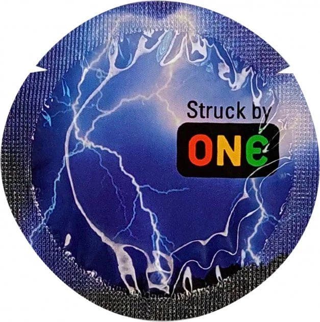 Презерватив ONE (Ван) Color Sensations, фіолетовий, 1 шт.