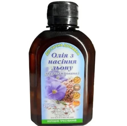 Олія з насіння льону, 200 мл
