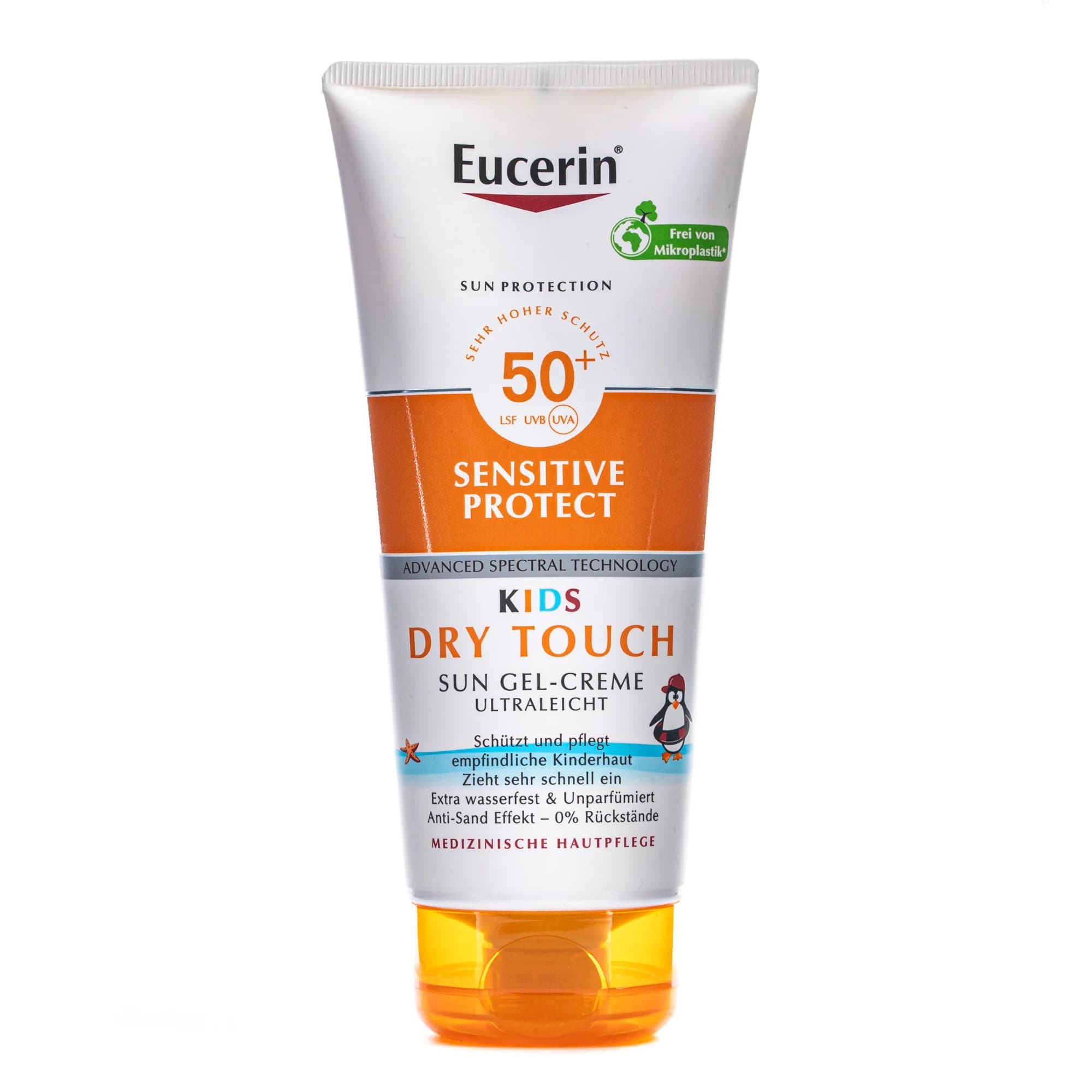 Сонцезахисний гель-крем для обличчя і тіла Eucerin (Еуцерин) для дітей ультралегкий SPF50+, 200 мл