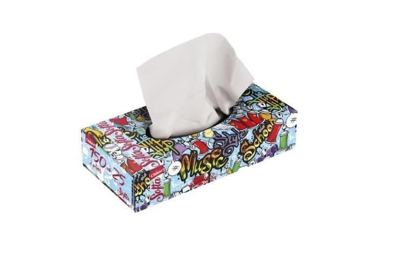 Серветки косметичні Softa Chisto (Софта Чисто) Графіті, 2-х шарові, 150 шт. +25 шт.