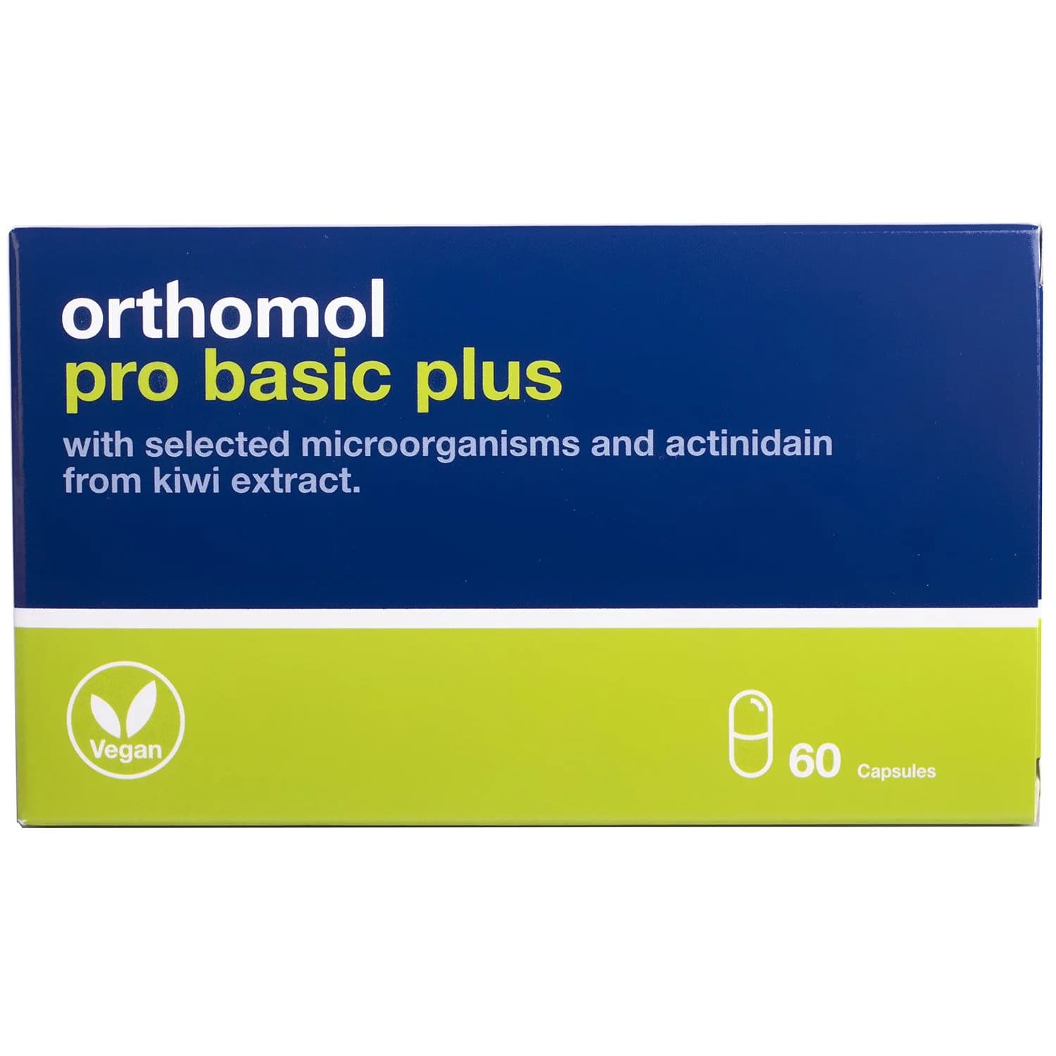 Orthomol (Ортомол) Pro Basic Plus капсули для оптимізації шлункового травлення, 60 шт.