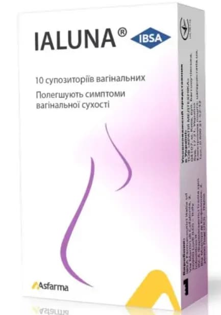 Ialuna (Іалуна) супозиторії вагінальні, 10 шт.