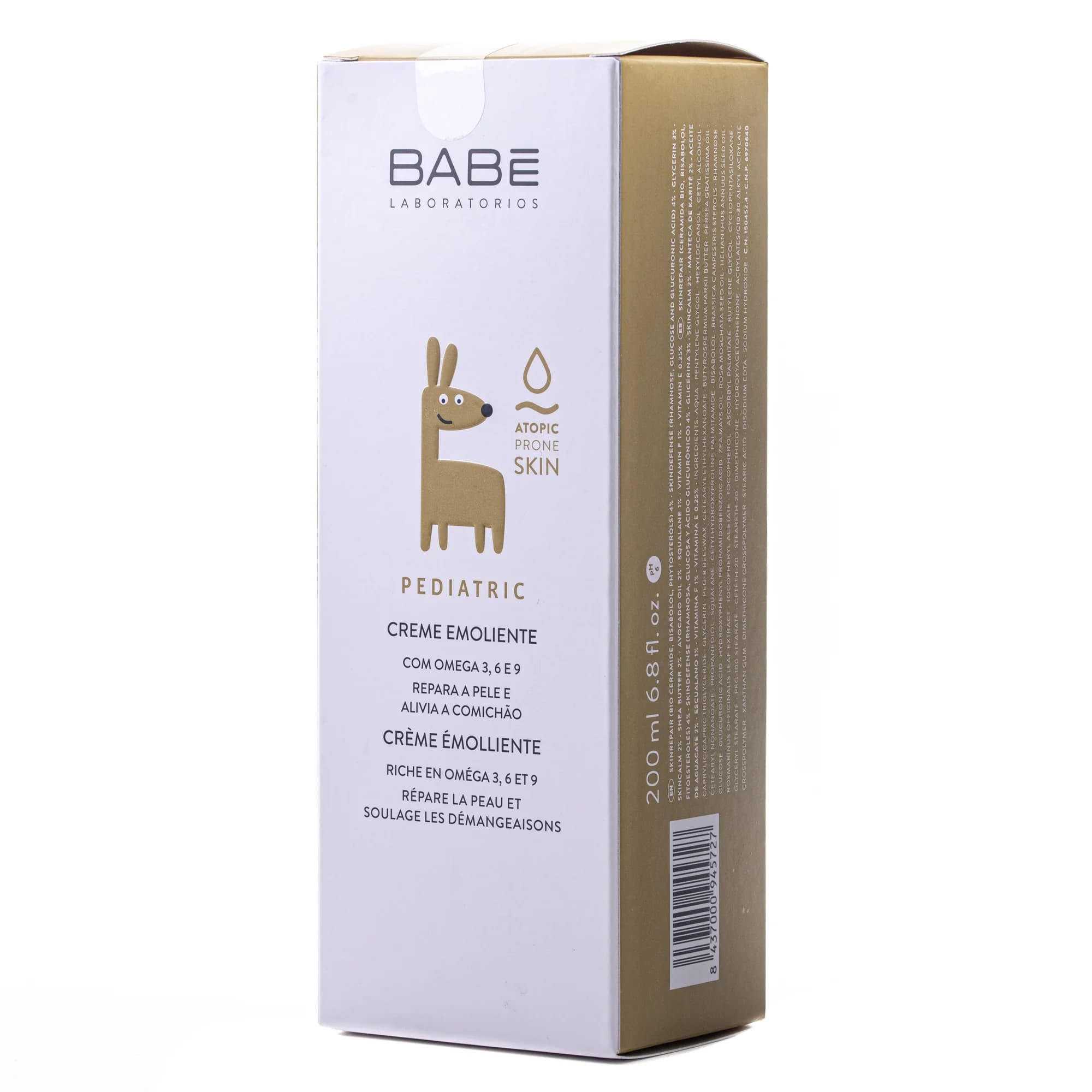 Крем дитячий Babe Laboratorios Pediatric (Бабе Лабараторіос Педіатрік) пом’якшувальний для тіла, 200 мл