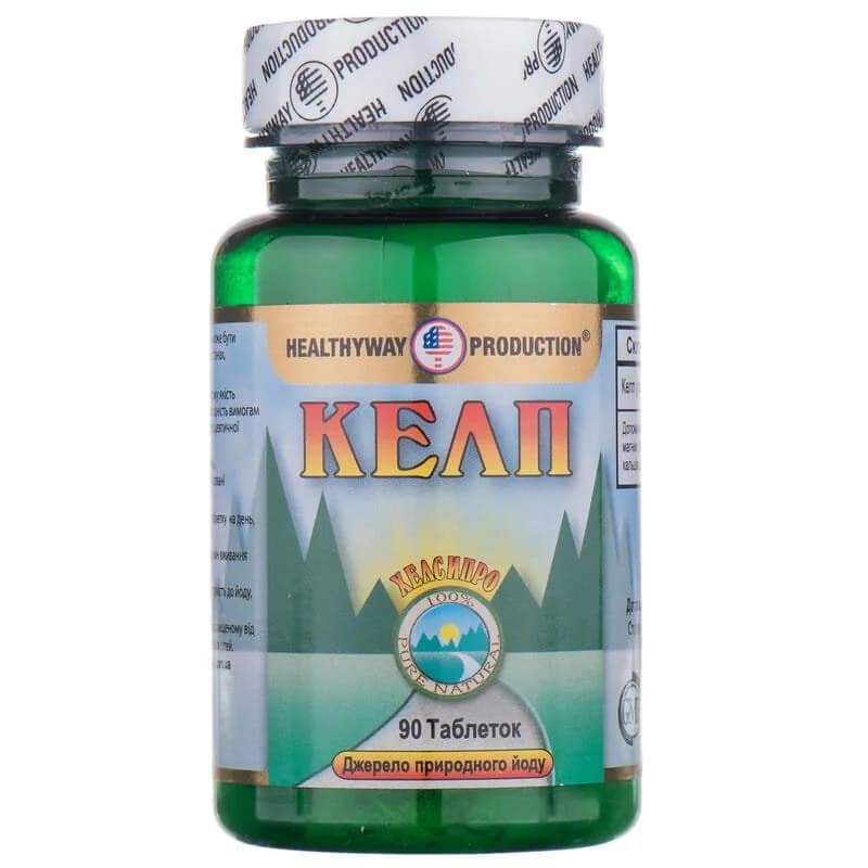 Келп у таблетках по 150 мг, 90 шт.