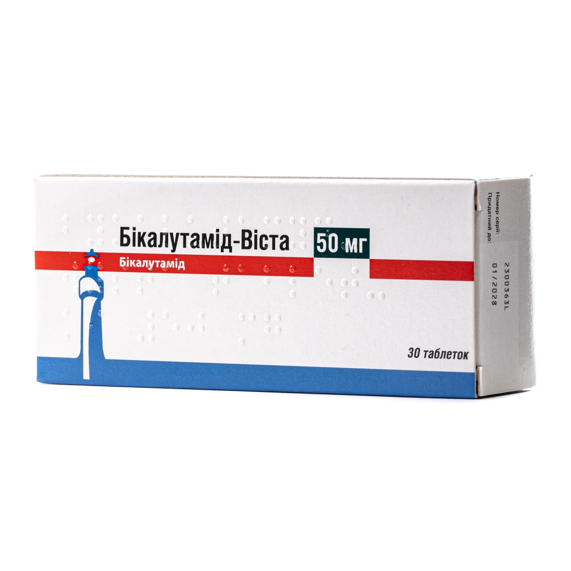 Бікалутамід-Віста таблетки по 50 мг, 30 шт.