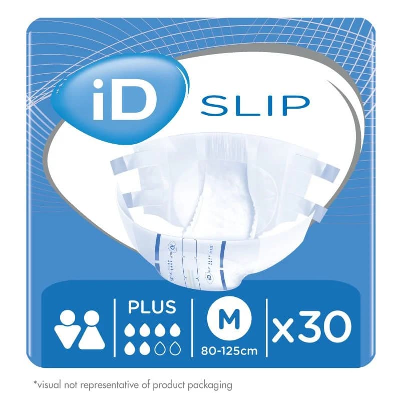 Підгузки для дорослих iD (АйДі) Slip Plus Medium (Сліп Плюс Медіум), 30 шт.