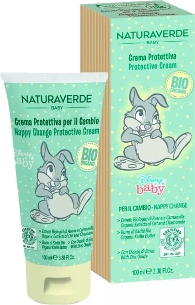 Натураверде (Naturaverde) крем під підгузник дитячий з екстрактом вівса та ромашки, 100 мл