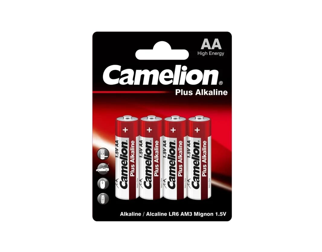 Батарейки Camelion (Камеліон) LR6-BP4 Plus Alkaline, 4 шт.