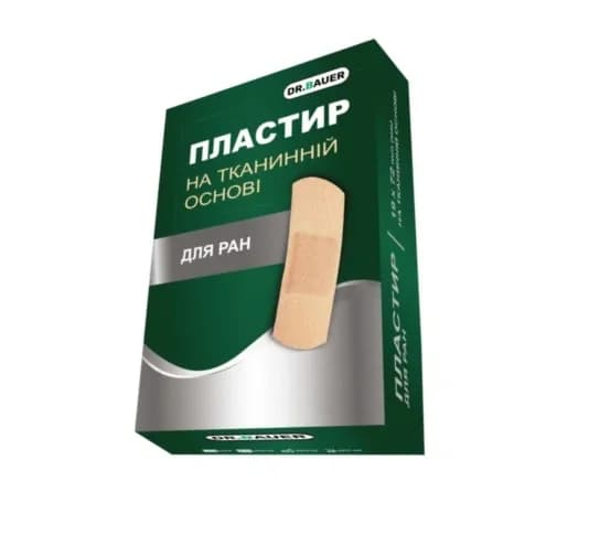 Набір пластирів Dr. Bauer (Др.Баєр) неткана основа 19 х 72 см, 10 шт.