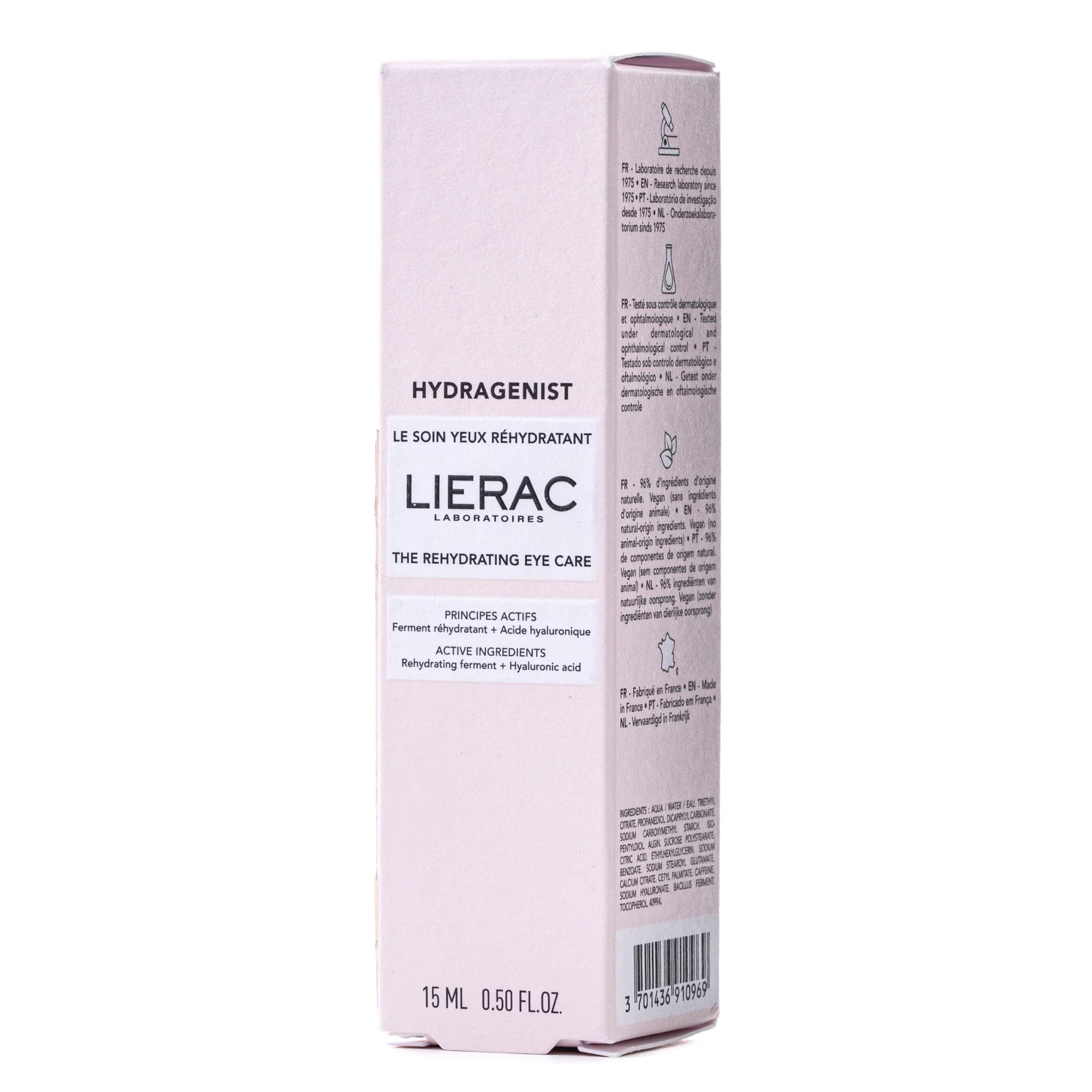 Крем для контуру очей Lierac Hydragenist (Лієрак Гідраженіст), 15 мл