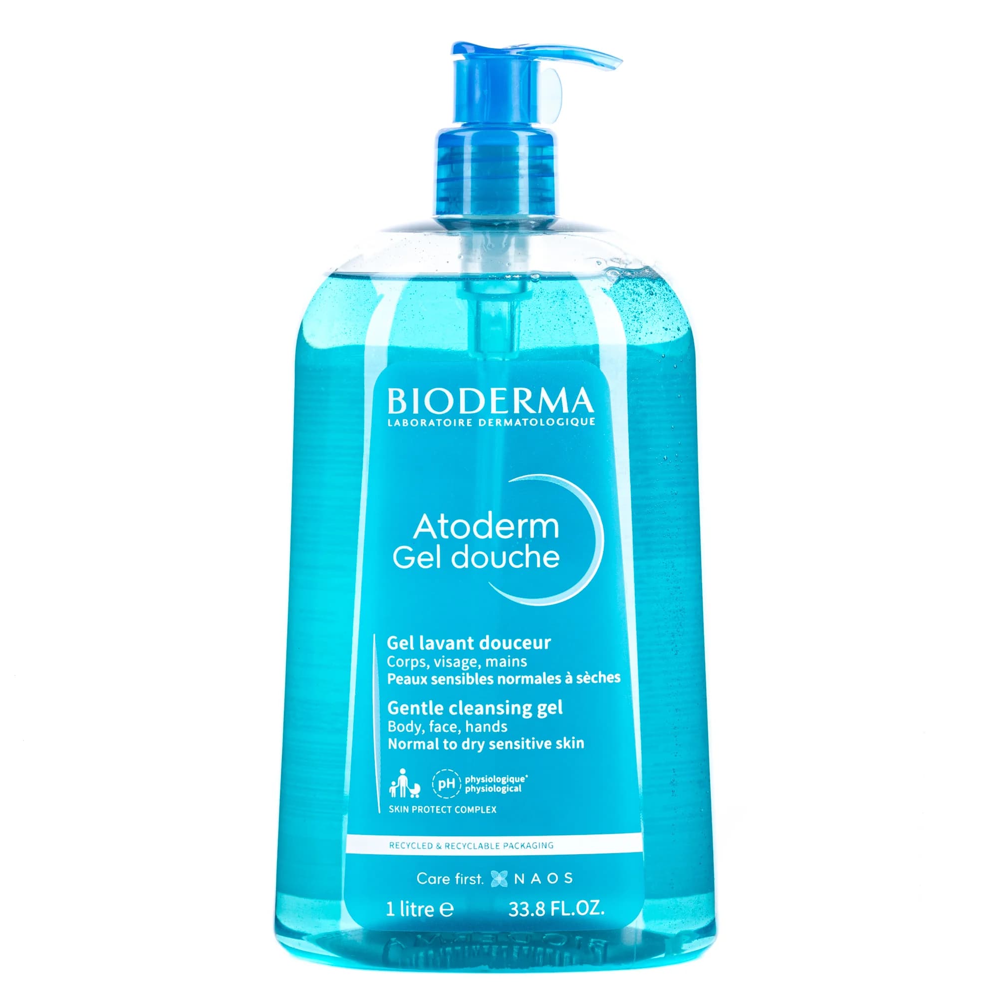 Гель для душу Біодерма Атодерм (Bioderma Atoderm) очищувальний, 1 л