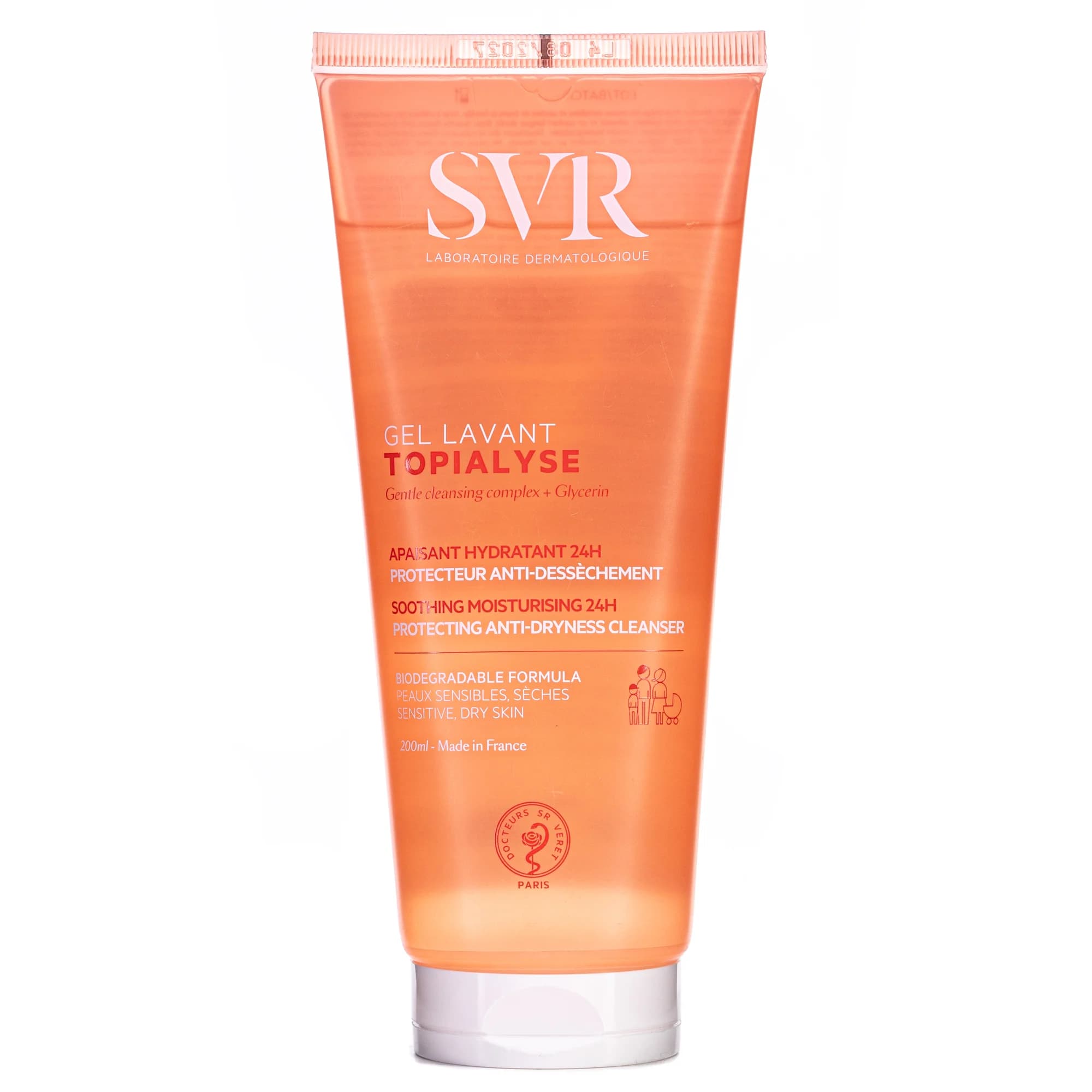 Гель для обличчя і тіла SVR (СВР) Topialyse очищаючий, 200 мл