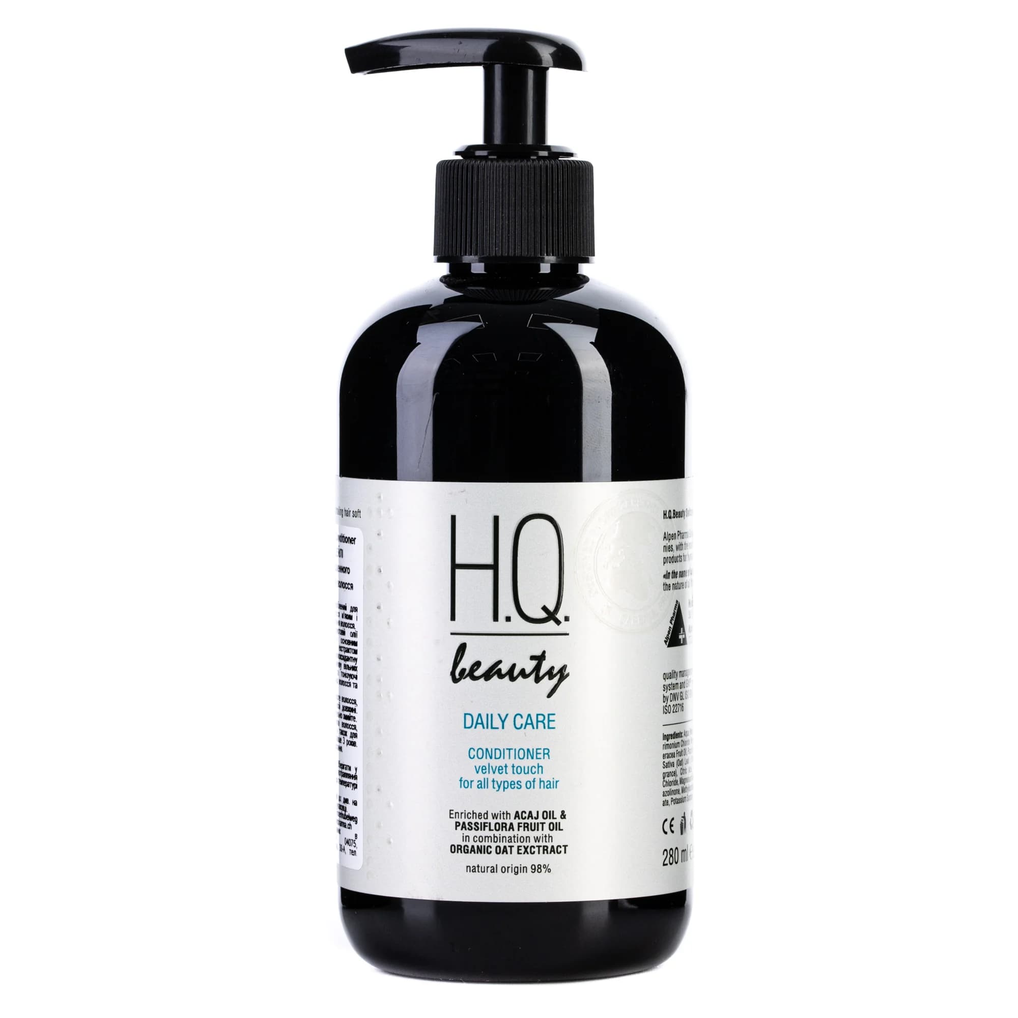 Кондиціонер для всіх типів волосся H.Q.Beauty (Аш кью б’юті) Daily для щоденного догляду, 280 мл
