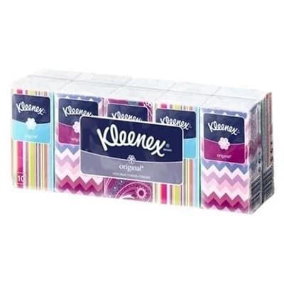 Носові хустинки Клінекс (Kleenex) Оригінал (Original), 10 х 10 (100 шт.)