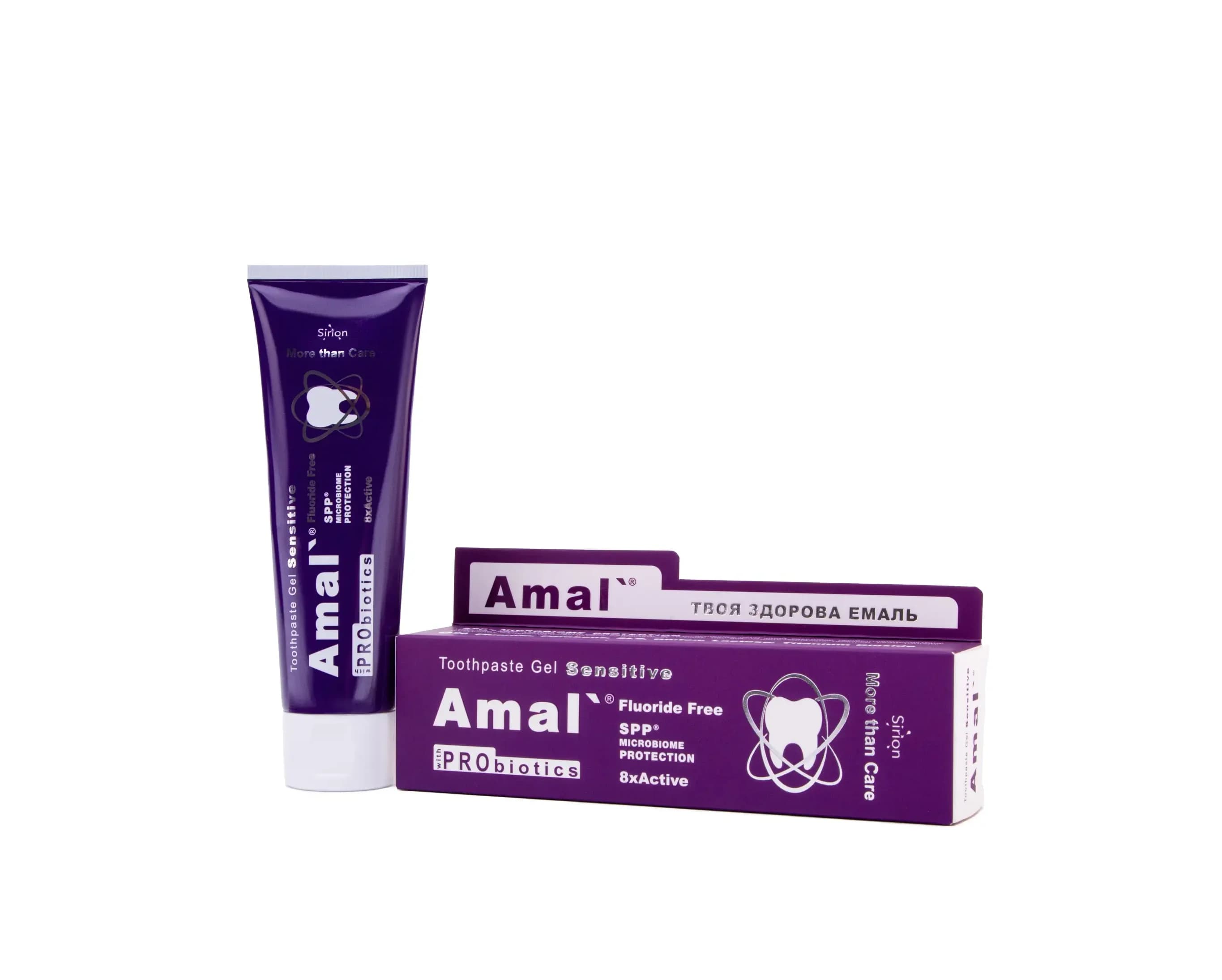 Зубна паста Amal` (Амаль) Sensitive для чутливих зубів, 100 мл